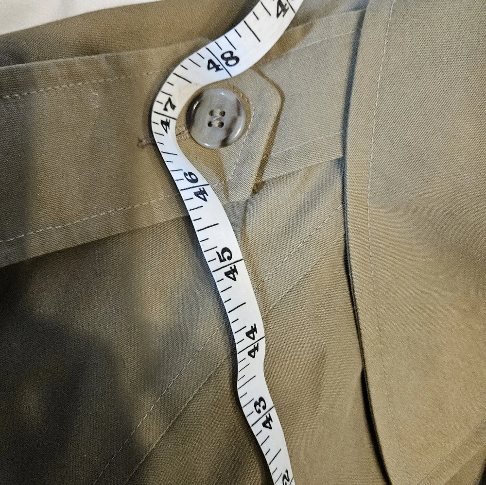 Botany 500 Men's Tan Trench Coat - Picture 12 of 15